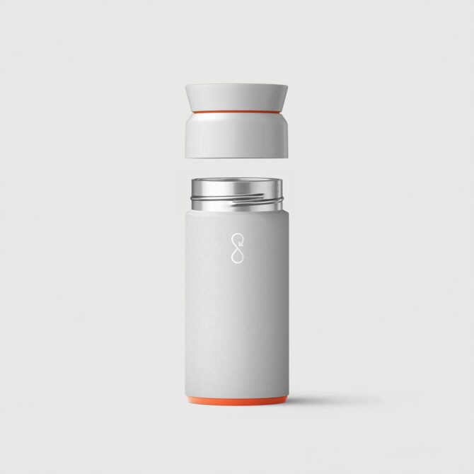 Ocean Bottle 350ML - Rock Grey